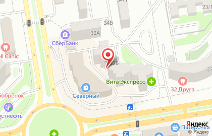 Медицинская лаборатория ГЕМОТЕСТ на проспекте Космонавтов на карте