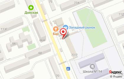 Киоск Азовская неделя в Черноморском переулке на карте