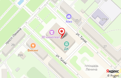 Районный дом культуры на проспекте Ленина на карте