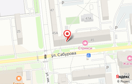 Салон Цветочное настроение в Ижевске на карте