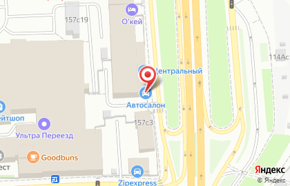 Автосалон Центральный в Москве на карте