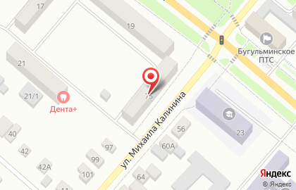 Отделение службы доставки Boxberry, в Бугульме на карте
