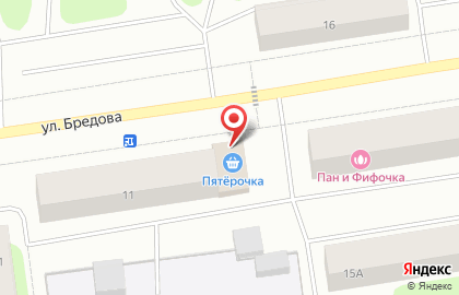 Универсам Пятёрочка в Мончегорске на карте