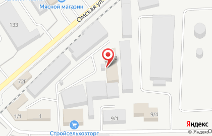 Магазин Стройсельхозторг на Омской улице, 76а/2 на карте