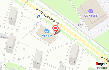Супермаркет Магнит в Москве на карте
