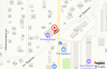 Ресторан Атмосфера в Ростове-на-Дону на карте