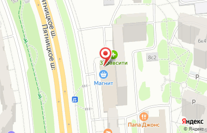 Супермаркет Виктория в Москве на карте