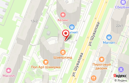 Магазин разливного пива Пивточка в Санкт-Петербурге на карте