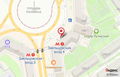 Киоск по продаже печатной продукции в Заельцовском районе на карте