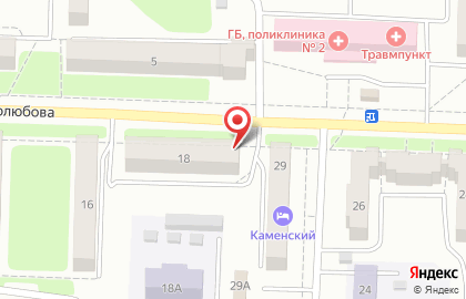 Продуктовый магазин Равис на улице Добролюбова на карте