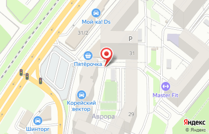Салон красоты Бархат на улице Антонова-Овсеенко на карте