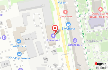 UnitySklad на карте