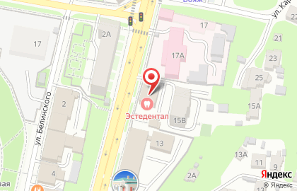 Стоматология Estedental на улице Кирова на карте