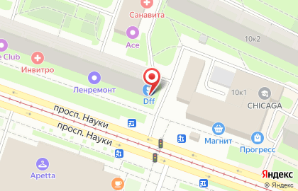 Салон цветов Duty Free Flowers в Калининском районе на карте