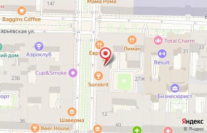 Магазин косметики, парфюмерии и товаров для дома Скарлетт на Захарьевской улице на карте