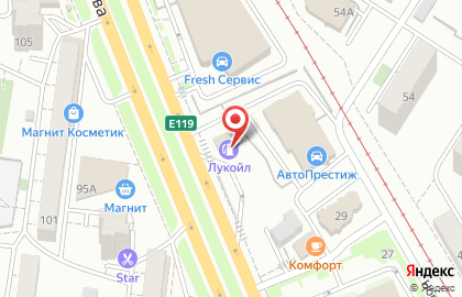 СТО Лукойл в Дзержинском районе на карте