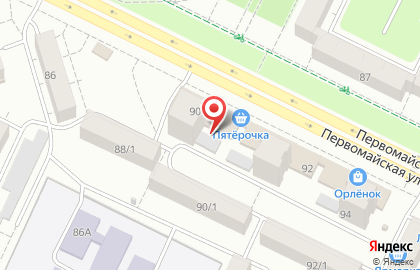 Йомарт на Первомайской улице на карте