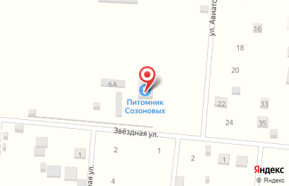 Питомник Созоновых на карте