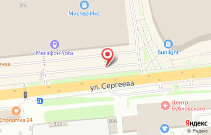 Ключ на улице Сергеева на карте
