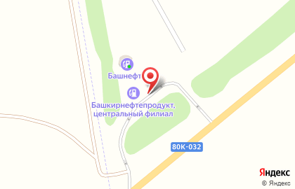 АЗС, ОАО Башкирнефтепродукт на карте