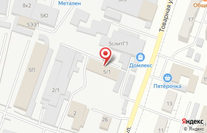 Торговая компания Инцентр в Кировском районе на карте