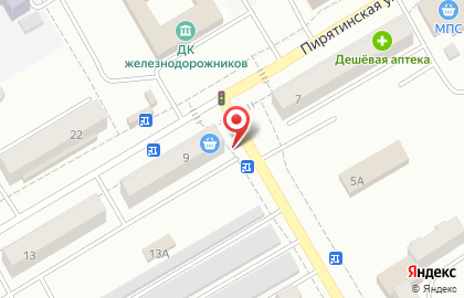 Киоск по продаже печатной продукции Лига Пресс на Пирятинской улице на карте