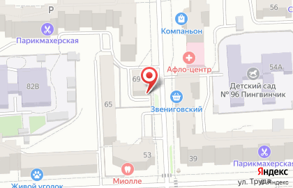 Магазин Деревенское мясо+ на карте