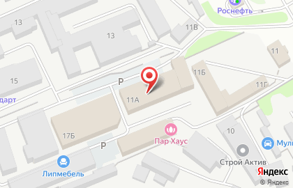 Мебельный цех в Правобережном округе на карте