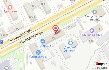 Артель на Литовской улице на карте