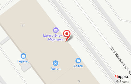 Строительная торговая база Си-маркет в Ленинском районе на карте