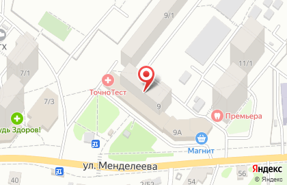 Уфимский филиал Банкомат, МДМ Банк на улице Менделеева, 9 на карте