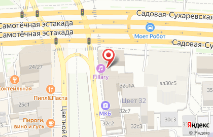 Айс Нат на Садовой-Сухаревской улице на карте