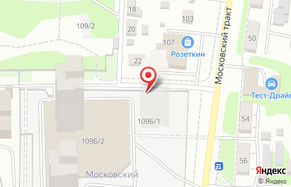 Автотехцентр Альянс SL на Московском тракте на карте