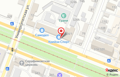 Салон-магазин сноубордов, горных лыж и велосипедов Crazy-Sport на карте