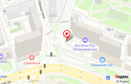 Ближний на Хорошёвском шоссе на карте