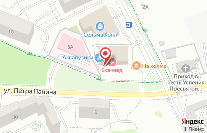 Детский оздоровительный центр Аквапузики в Ленинградском районе на карте