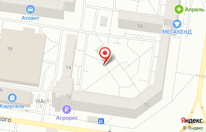 Магазин посуды и мелкой бытовой техники ИНТЕК-маркет в Автозаводском районе на карте