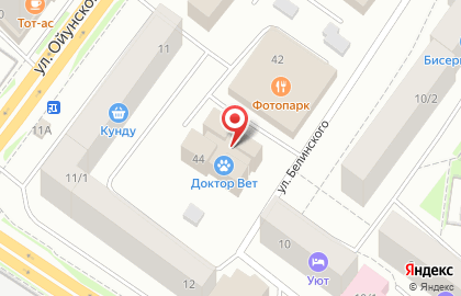 Art Cafe на улице Белинского на карте