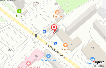 Оператор сотовой связи Мотив в Железнодорожном районе на карте