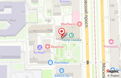 Альтернатива на Московском проспекте на карте