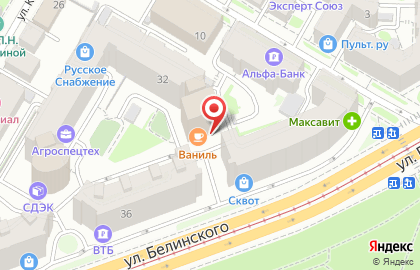 Телеканал Домашний в Нижегородском районе на карте