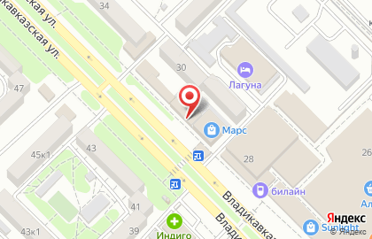 Компания Окна БЕРТА на Владикавказской улице на карте