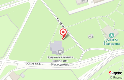Детская художественная школа им. Б.М. Кустодиева на карте