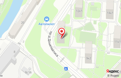 Автосервис Автопилот в Южном Тушино на карте