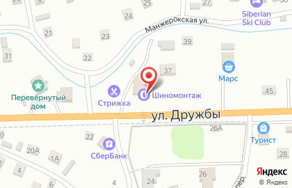 Шиномонтажная мастерская в Горно-Алтайске на карте