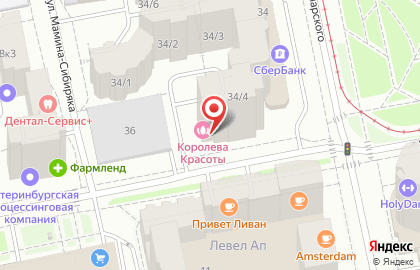 Салон красоты и здоровья КОРОЛЕВА КРАСОТЫ в Октябрьском районе на карте