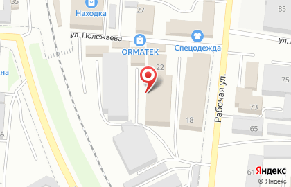 Торговый дом Байкал на улице Полежаева на карте