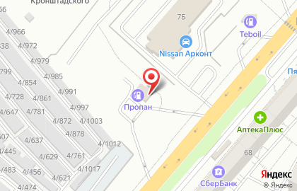 НТ на карте