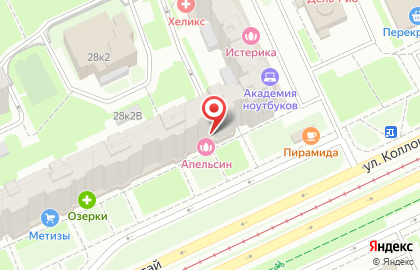 Салон Апельсин на проспекте Большевиков на карте