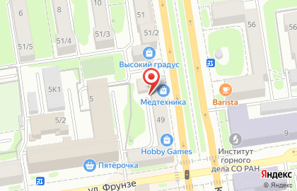 Subway, ООО СибСаб на Красном проспекте на карте